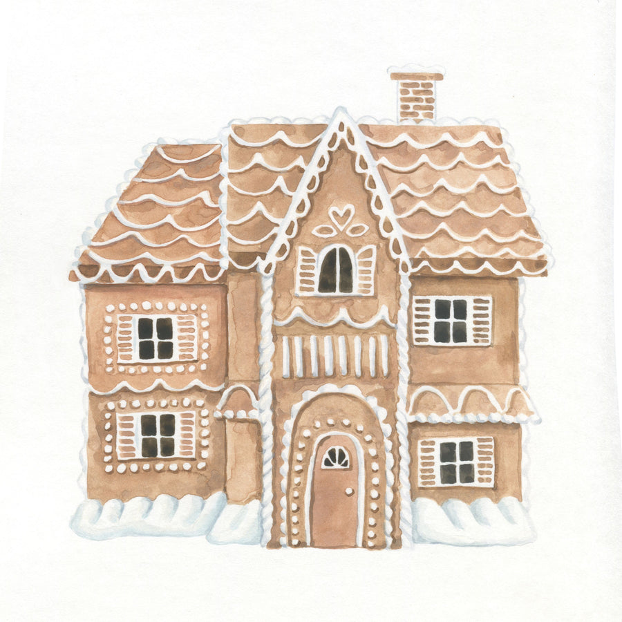 Gingerbread Dream House I Mural Wallpaper