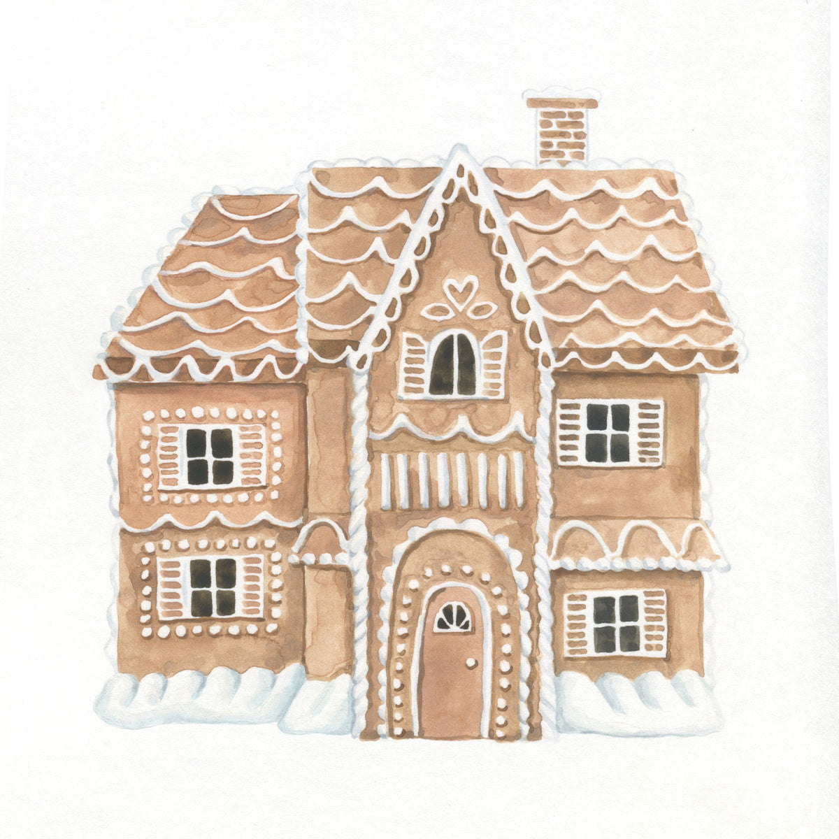 Gingerbread Dream House I Mural Wallpaper - pure wallpaper artwork