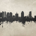 San Jose California Skyline Concrete Mural Wallpaper - pure wallpaper artwork