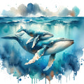 Ocean's Gentle Embrace Mural Wallpaper - pure wallpaper artwork