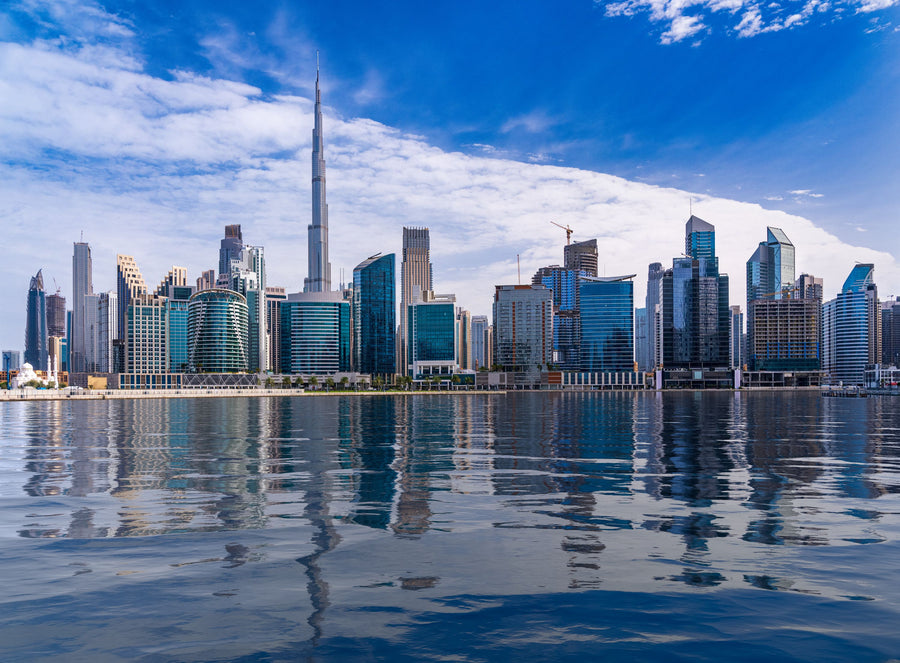 Downtown Dubai Mural Wallpaper
