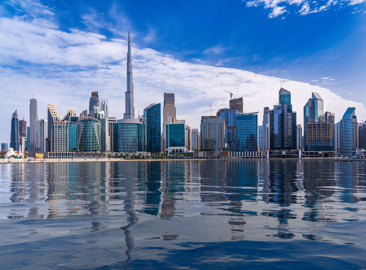 Downtown Dubai Mural Wallpaper - pure wallpaper artwork