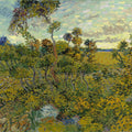 Sunset At Montmajour Mural Wallpaper - pure wallpaper artwork