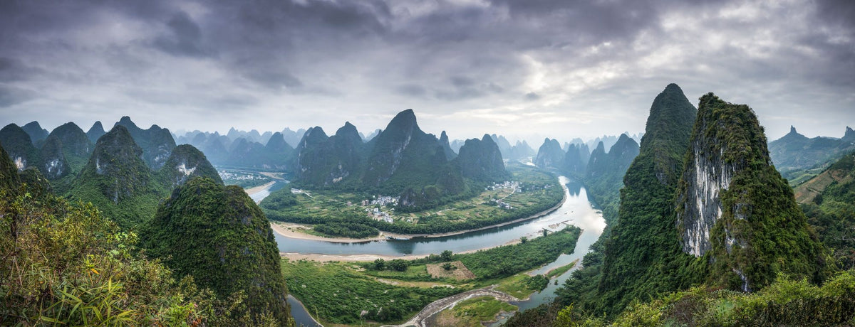 Xianggong Mountain Mural Wallpaper - pure wallpaper artwork