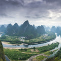 Xianggong Mountain Mural Wallpaper - pure wallpaper artwork