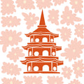 Pagodas of Taiwan Mural Wallpaper - pure wallpaper artwork