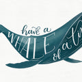 Whale of a Time Mural Wallpaper - pure wallpaper artwork