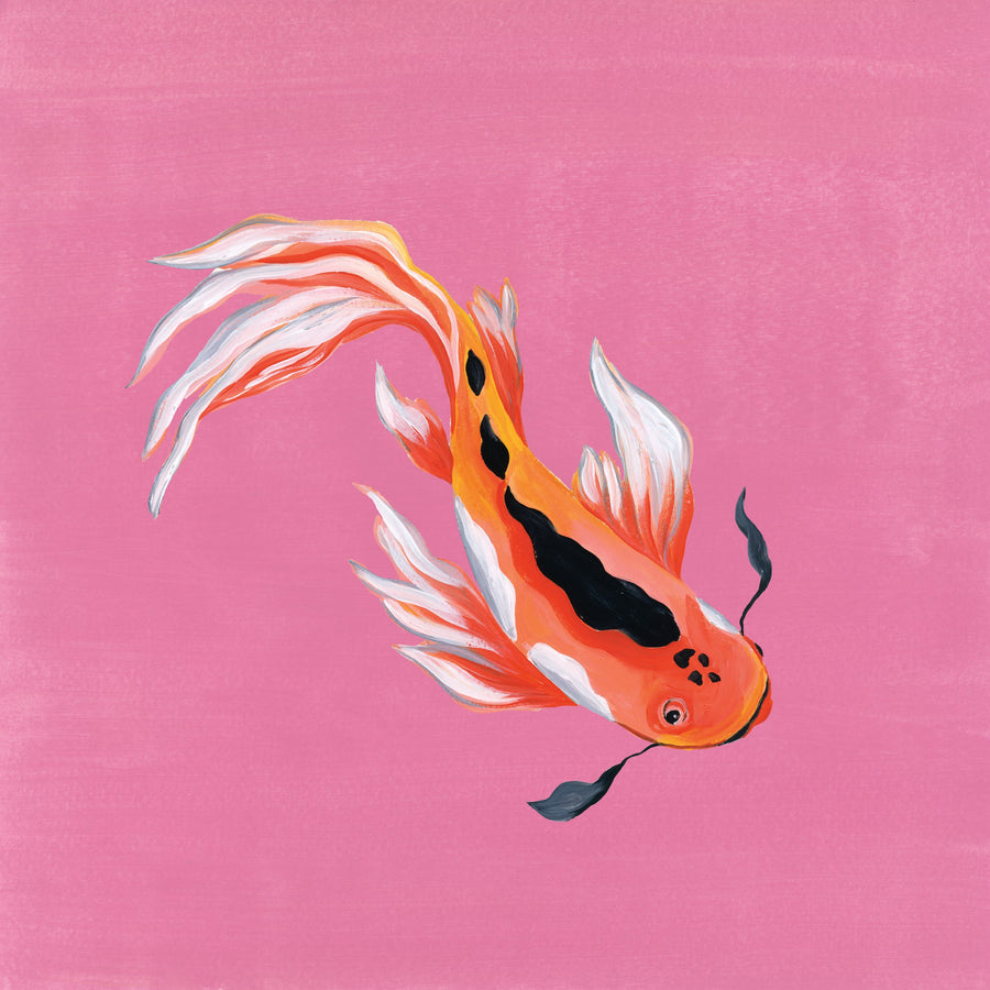 Colorful Koi III Mural Wallpaper