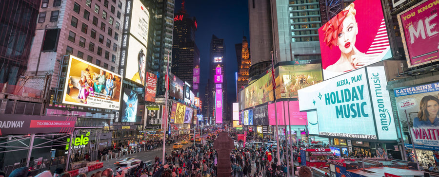 Classic Times Square Mural Wallpaper