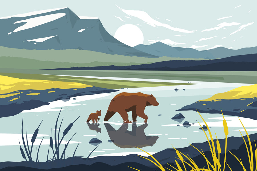 Travel Banff Mural Wallpaper