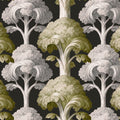 Eat Your Greens, Olive Mural Wallpaper - pure wallpaper artwork