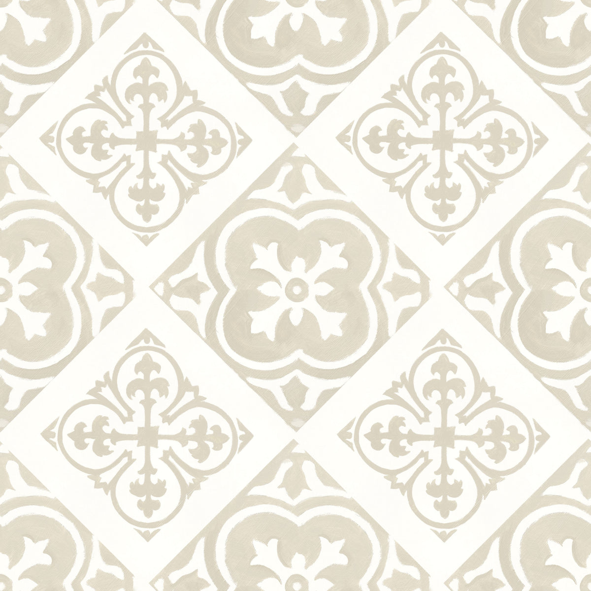 Tile It Up White Mural Wallpaper - pure wallpaper artwork