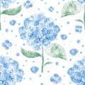 Hydrangea in the Air, Blue Mural Wallpaper - pure wallpaper artwork