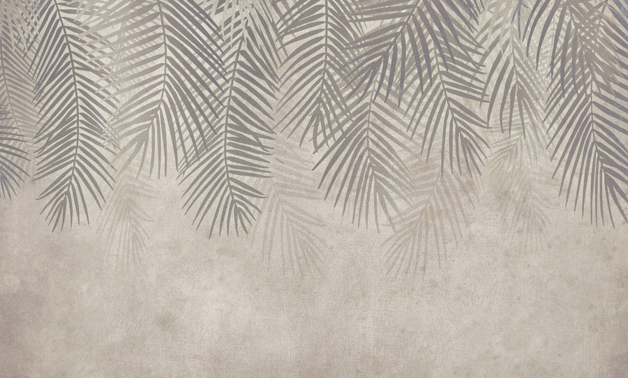 Palm Leaf Wallpaper Mural – Tropical Wall Mural – Palms Up Ahead - Edition 3 printable artwork