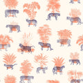 Where They Belong, Orange & Blue Mural Wallpaper - pure wallpaper artwork