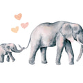 Elephant Love Mural Wallpaper - pure wallpaper artwork