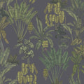 Banana Grove, Foggy Blue Mural Wallpaper - pure wallpaper artwork