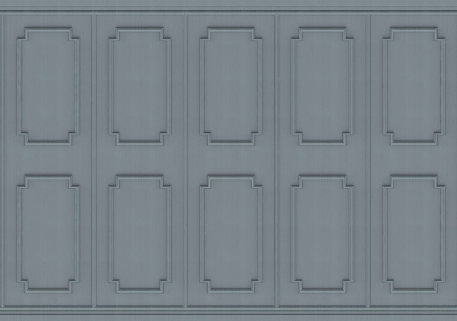 Faux Wall Panel Moulding, Stone Mural Wallpaper