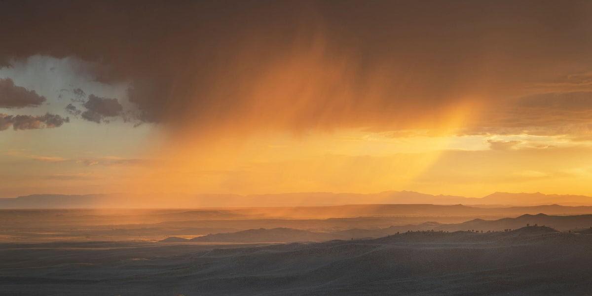 Sunset Storm Mural Wallpaper - pure wallpaper artwork