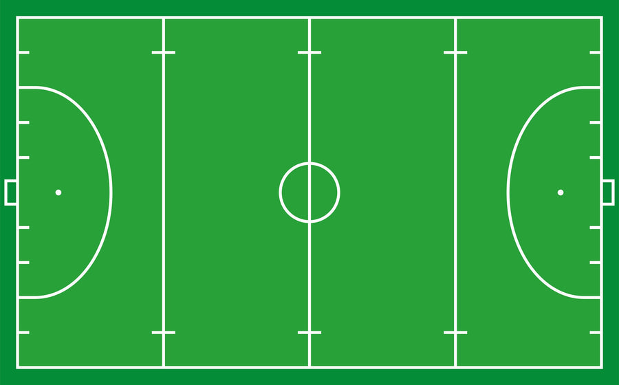 Field Hockey Mural Wallpaper