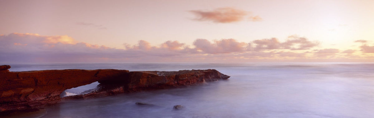 Misty Harbor Sunset Mural Wallpaper - pure wallpaper artwork