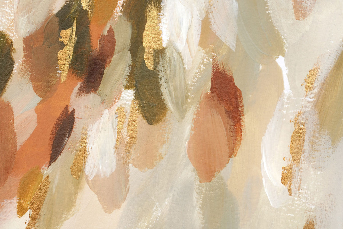Golden Abstract Composition Mural Wallpaper - pure wallpaper artwork