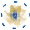 Blue and Bright Abstract Mural Wallpaper - pure wallpaper artwork
