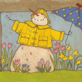 Seasonal Snowman IV Mural Wallpaper - pure wallpaper artwork