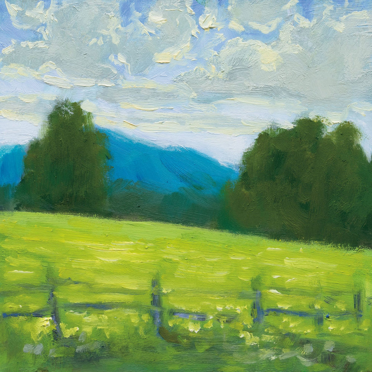 Summer in the Mountains Mural Wallpaper - pure wallpaper artwork