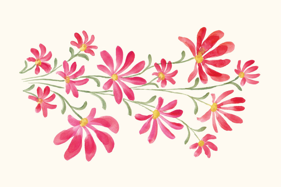 Pretty Blooms I Mural Wallpaper - Light Tone