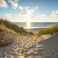 Coastal Escape Mural Wallpaper - pure wallpaper artwork