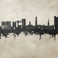 Ithaca New York Skyline Concrete Mural Wallpaper - pure wallpaper artwork