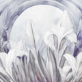 Irises At Sunrise Purple Mural Wallpaper - pure wallpaper artwork