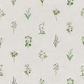 Nordic Flora Ivory Petite, Cloud Mural Wallpaper - pure wallpaper artwork