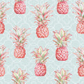 Pineapple Goals Blue Mural Wallpaper - pure wallpaper artwork