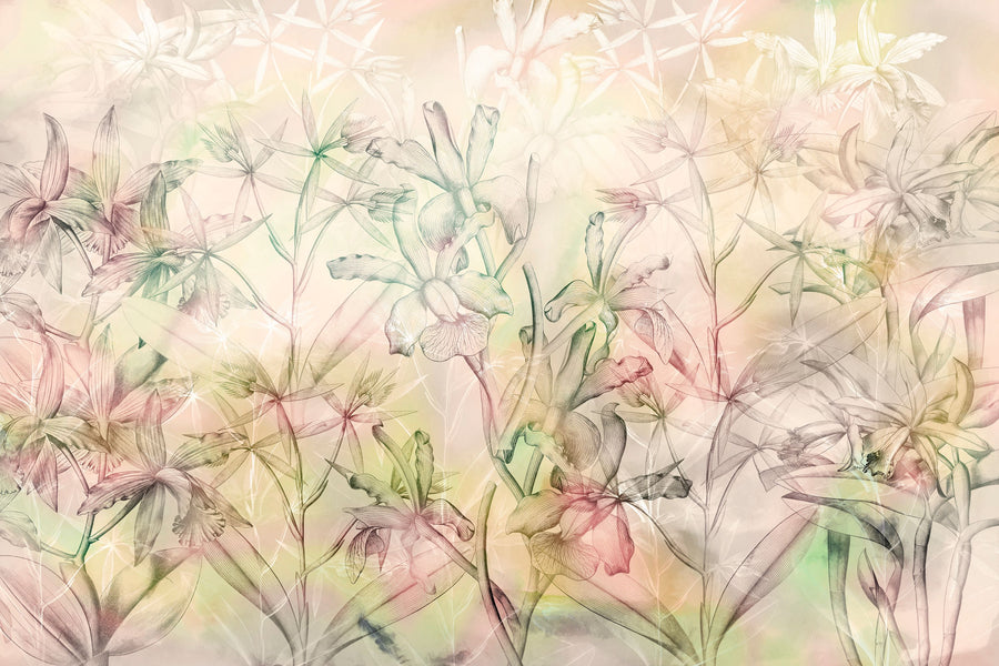 Orchid Mirage Mural Wallpaper