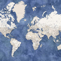 World Map Cities - Sabeen Mural Wallpaper - pure wallpaper artwork