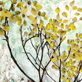 Yellow Leaves Mural Wallpaper - pure wallpaper artwork