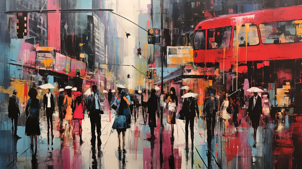 Hello Oxford Street Mural Wallpaper - pure wallpaper artwork