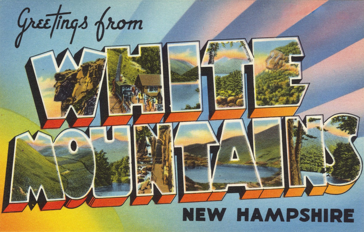 Greetings From White Mountains Mural Wallpaper - pure wallpaper artwork