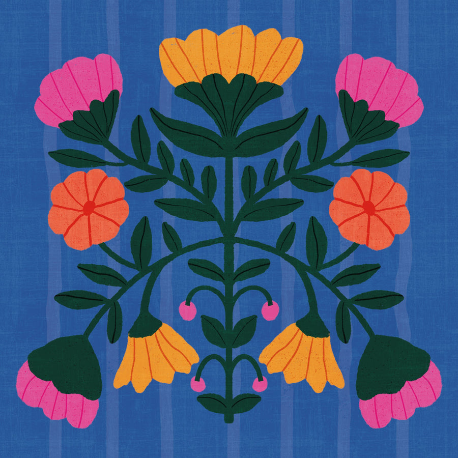Modern Botanical III Mural Wallpaper
