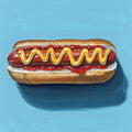 The Perfect Hotdog Mural Wallpaper - pure wallpaper artwork