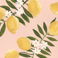 Garden Lemons Mural Wallpaper - pure wallpaper artwork