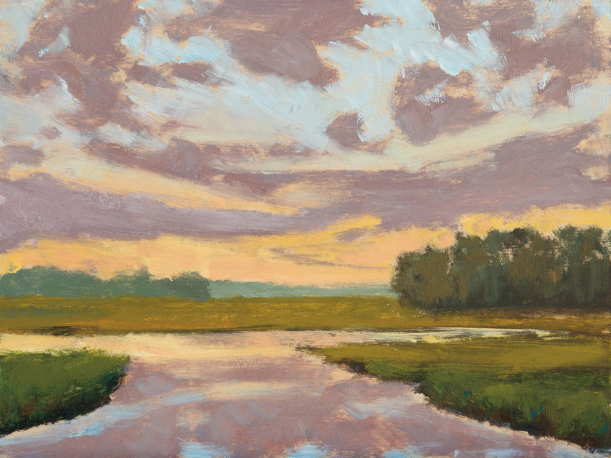 Lowcountry Sunset Mural Wallpaper - pure wallpaper artwork
