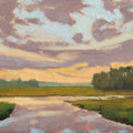 Lowcountry Sunset Mural Wallpaper - pure wallpaper artwork