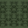 Flower Bridges Green Mural Wallpaper - pure wallpaper artwork