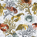 Vibrant Coral Reef, Grey Mural Wallpaper - pure wallpaper artwork