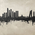 Colombo Sri Lanka Skyline Concrete Mural Wallpaper - pure wallpaper artwork