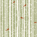 Forest View, Pistachio Mural Wallpaper - pure wallpaper artwork