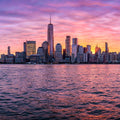 Dream NYC Sunrise Mural Wallpaper - pure wallpaper artwork